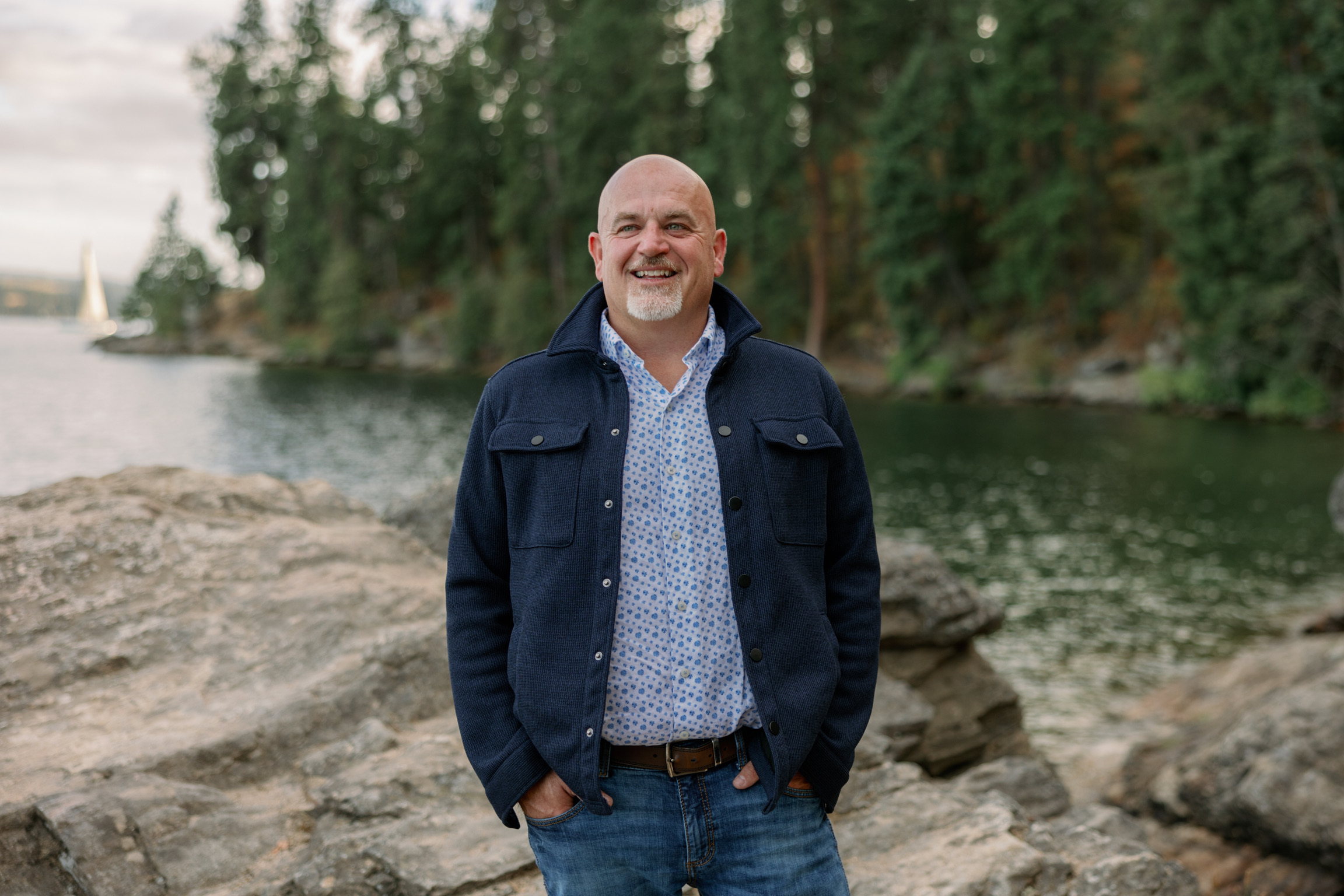 Mike Baker outdoors in North Idaho