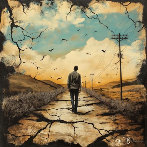 Lines in the Dirt by Mike Baker