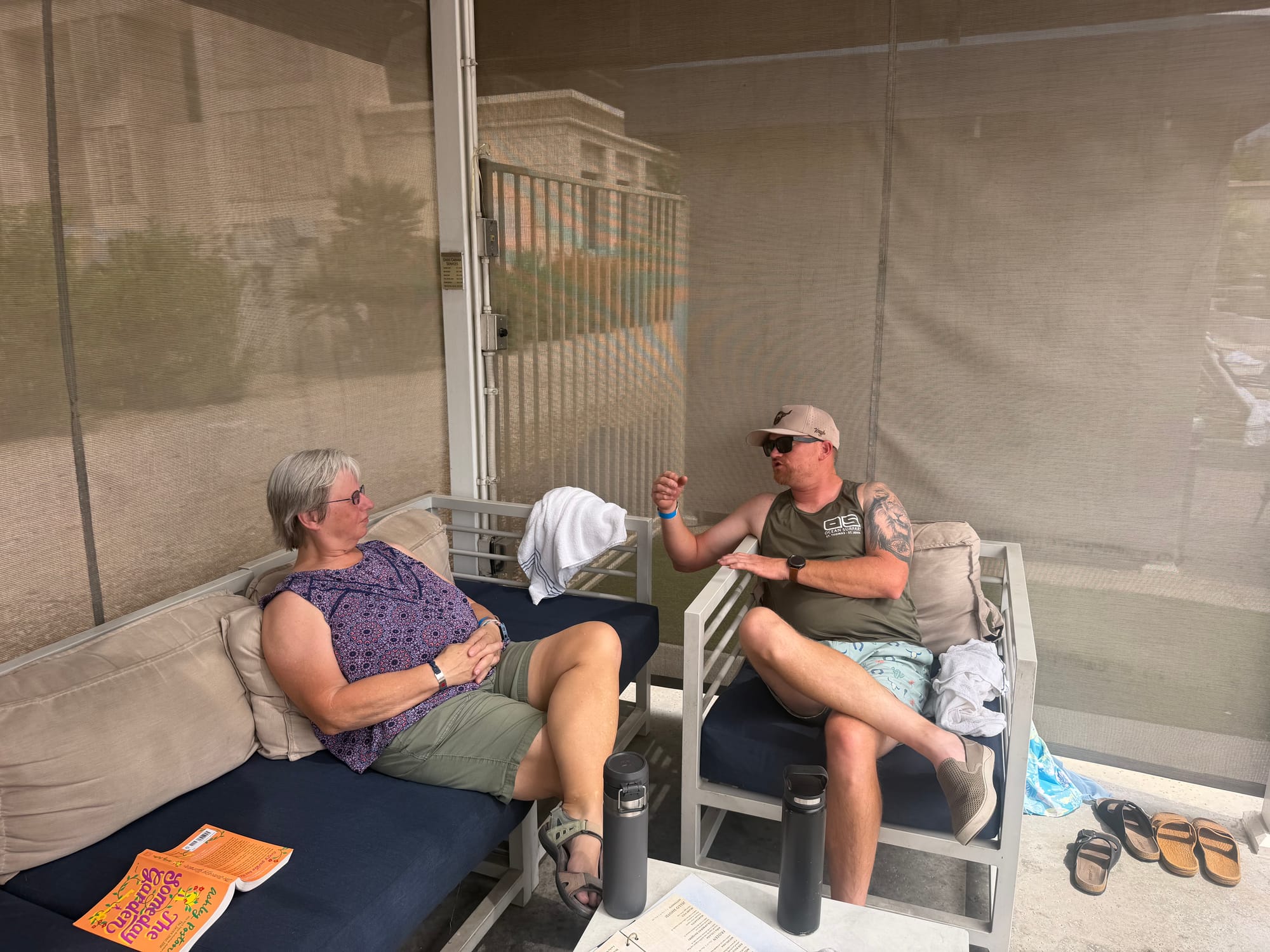 Cabana conversation
