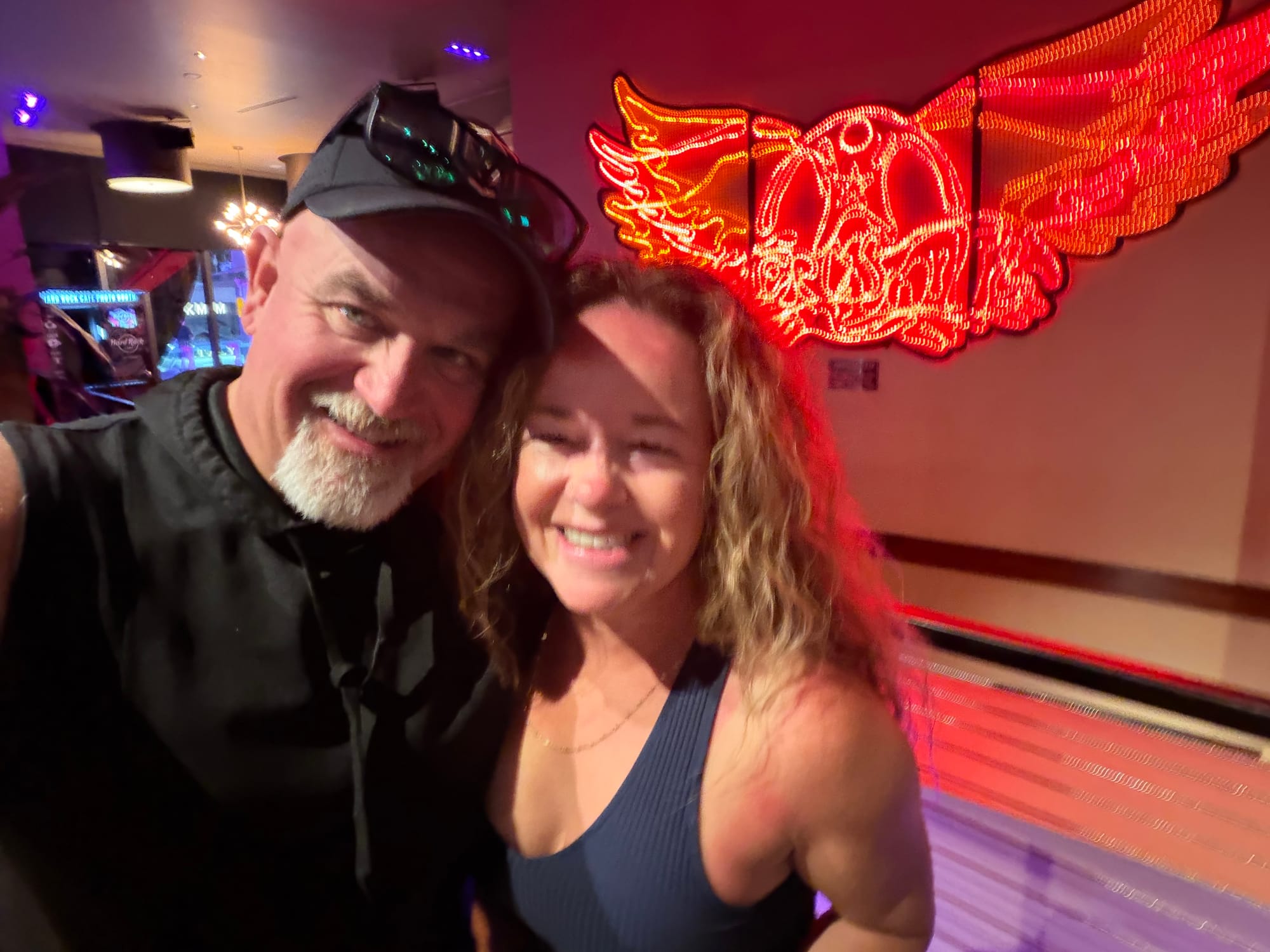 Mike and Kellie, end of the night
