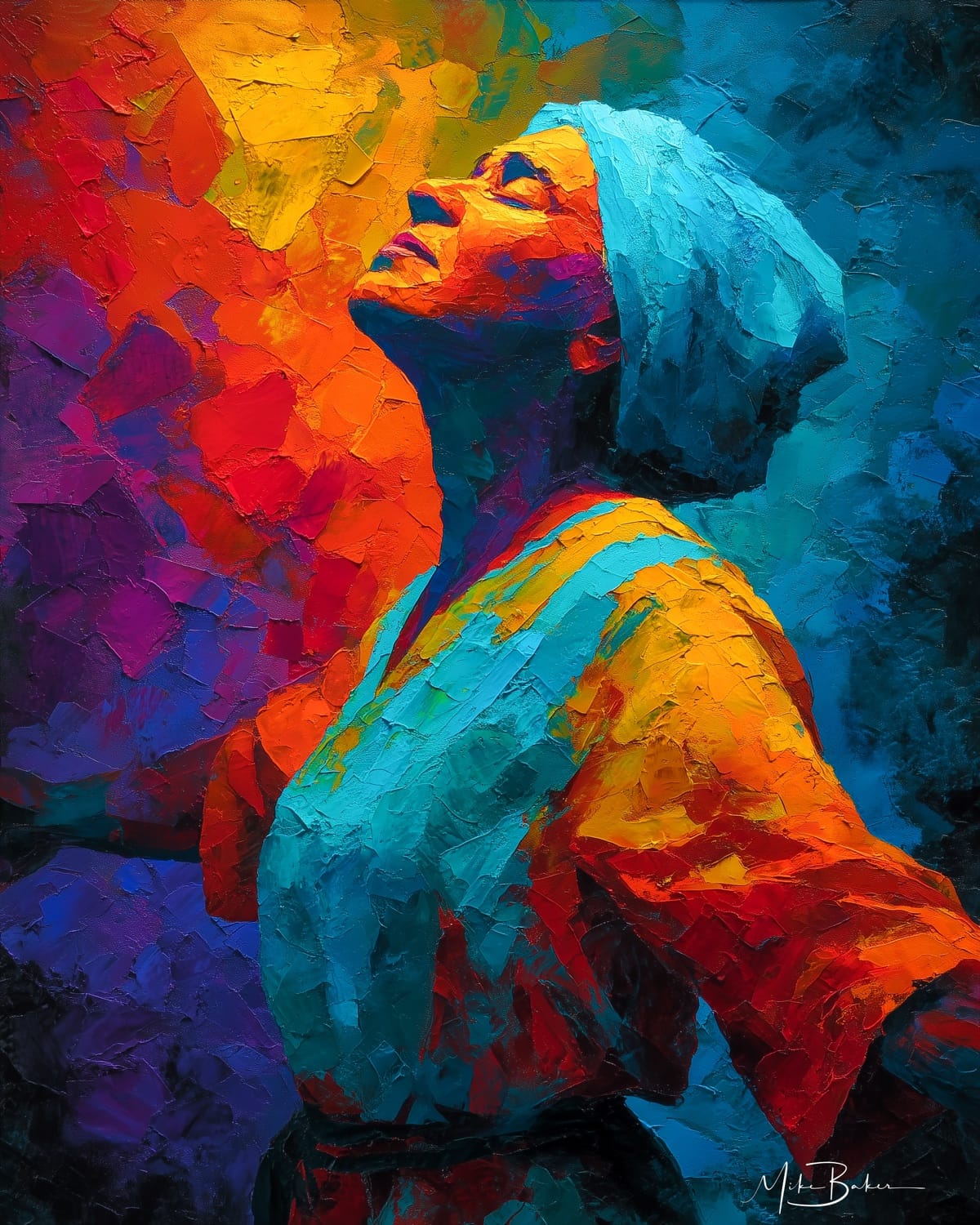 The Light Breaks Through by Mike Baker