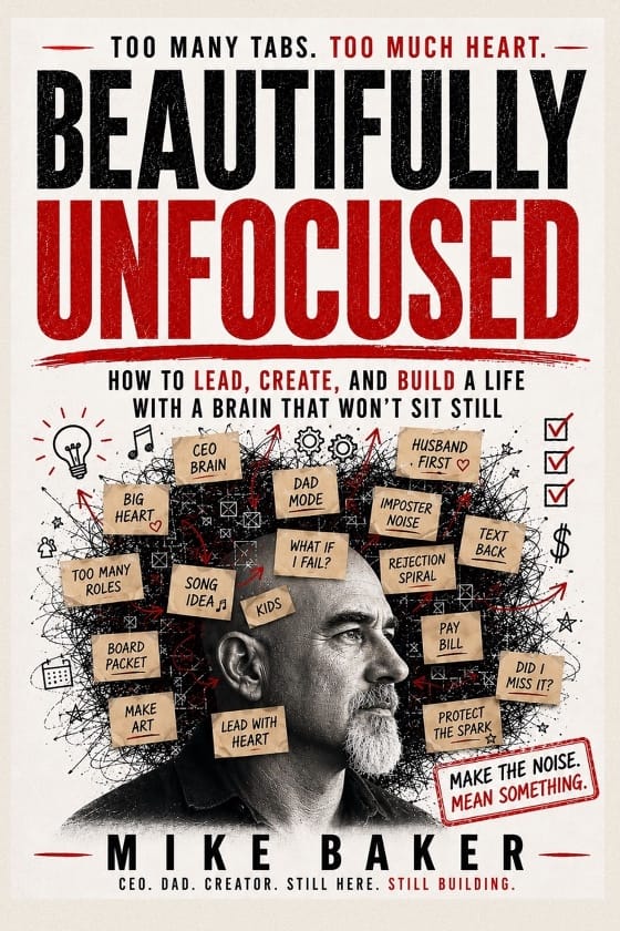 Cover of Beautifully Unfocused by Mike Baker